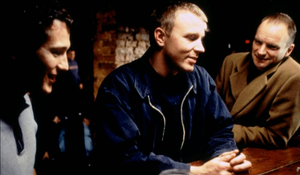 Sting, Guy Ritchie, and Nick Moran in Lock, Stock and Two Smoking Barrels