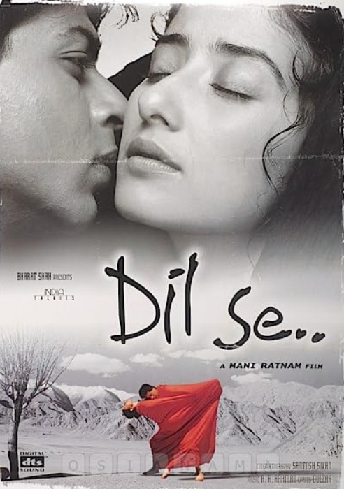 Manisha Koirala and Shah Rukh Khan in Dil se.. Poster 1998