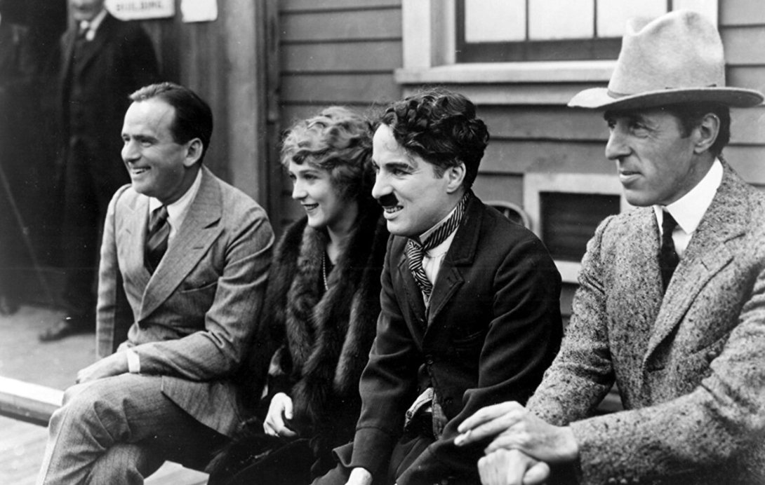 Douglas Fairbanks, Mary Pickford, Charlie Chaplin, and D. W. Griffith in 1919 Douglas Fairbanks, Mary Pickford, Charlie Chaplin, and D. W. Griffith in 1919